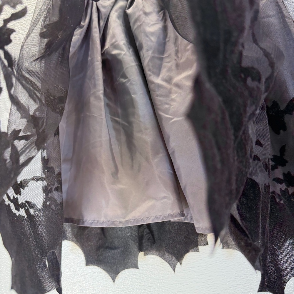 H&M Girls Black Bat Tulle Skirt‎ Halloween US 6X/7 - Picture 7 of 17
